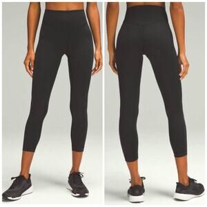 Lululemon Wunder Under SmoothCover High Rise Leggings 25” Tights Pants Black 10